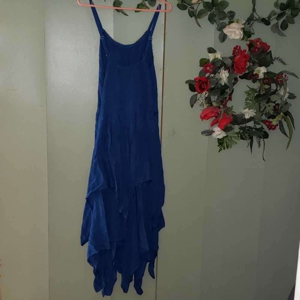 Dark blue strappy summer dress! - Picture 4 of 5